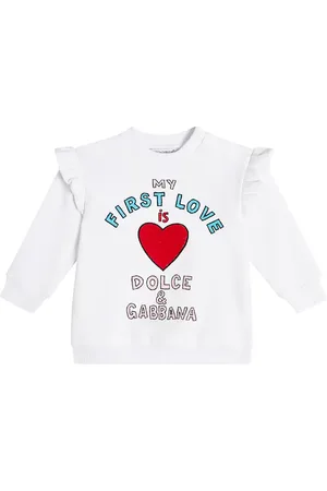 Dolce & Gabbana Baby embroidered cotton sweatshirt