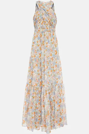 VERONICA BEARD Florencia floral silk maxi dress