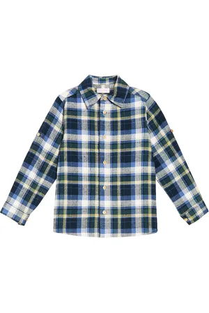 La Coqueta Nico checked cotton shirt