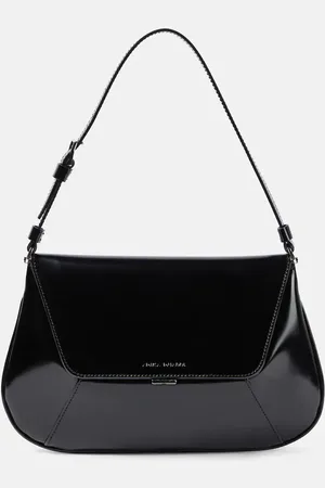 Amina Muaddi Ami leather shoulder bag