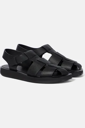 The Row Fisherman leather sandals