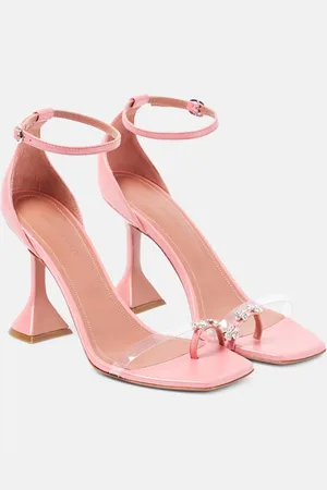 Amina Muaddi Daisy embellished leather sandals