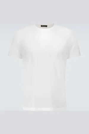 Loro Piana Silk and cotton-blend T-shirt