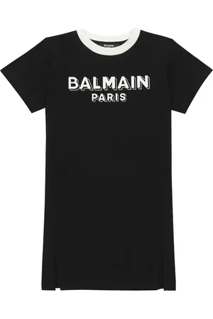 Balmain Logo cotton T-shirt dress