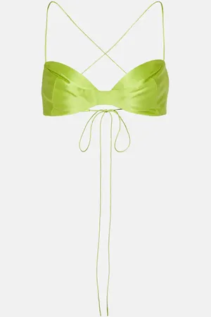 The Sei Silk satin bra top