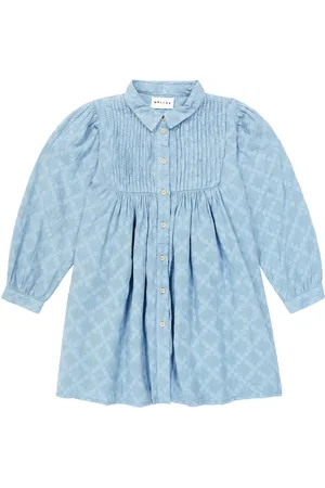 MORLEY Tessa pleated cotton dress