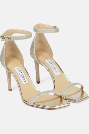 Jimmy Choo Alva 85 embellished glitter sandals