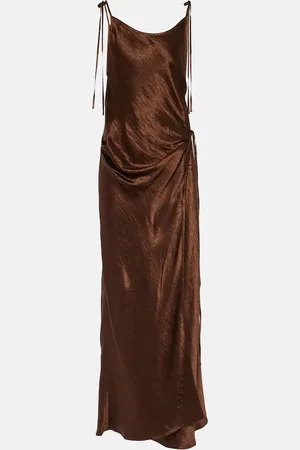 Acne Studios Satin midi dress