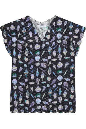 Marysia Shelby Island printed cotton shirt