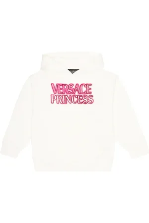 VERSACE Logo printed hoodie