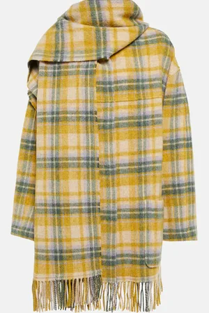 Marant Etoile Faty wool-blend scarf coat
