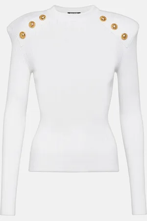 Balmain Embellished knit sweater
