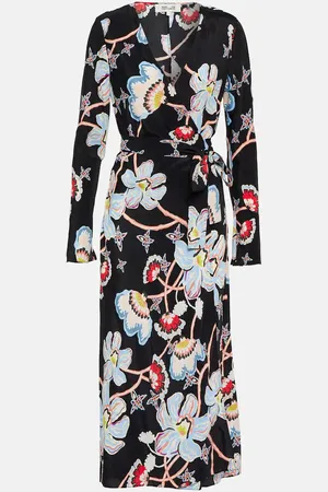 Diane von Furstenberg Tilly floral midi dress
