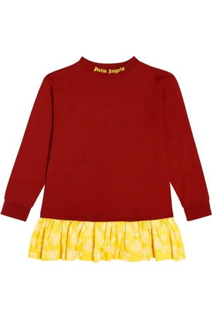 Palm Angels Logo cotton jersey sweater dress