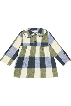 Bobo Choses Baby plaid cotton dress