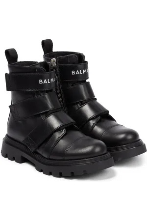 Balmain Leather ankle boots