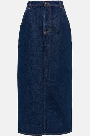 MAGDA BUTRYM Denim midi skirt