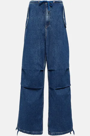 DION LEE Parachute mid-rise wide-leg jeans