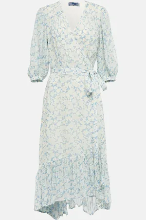 Ralph Lauren Floral georgette wrap dress