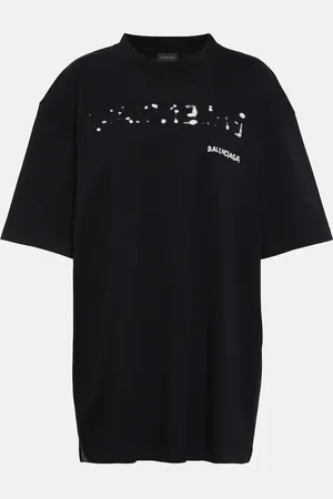 Balenciaga Cotton-blend jersey T-shirt