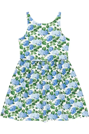 Ralph Lauren Floral cotton-blend piquÃ© dress