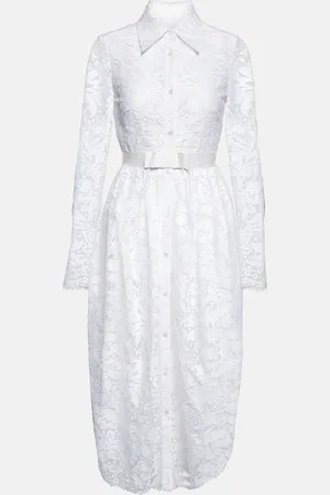 Erdem Corrine lace shirt dress