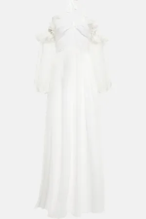 Giambattista Valli Off-the-shoulder silk gown
