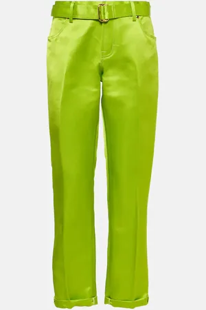 Tom Ford Cuffed silk straight pants