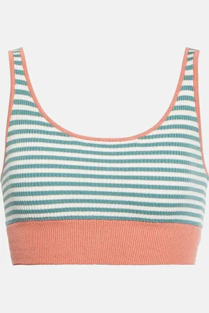 The Upside Sayulita Billy cotton-blend crop top