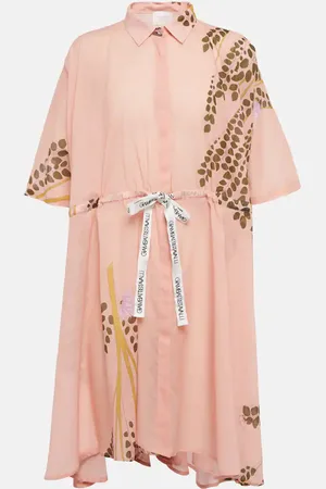 Giambattista Valli Printed silk shirt dress