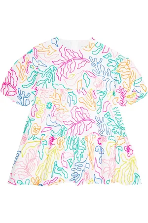 Marc Jacobs Embroidered cotton and linen dress