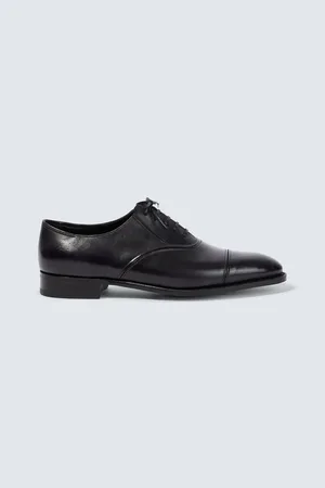 JOHN LOBB Moorgate leather Derby shoes