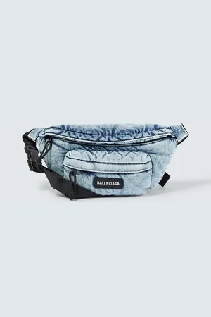 Balenciaga Explorer denim belt bag