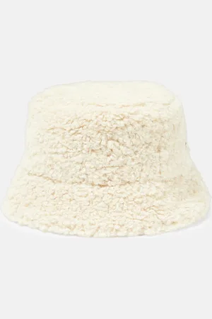 Stella McCartney Faux shearling bucket hat