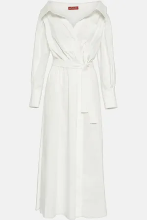 Altuzarra Lyddy cotton-blend wrap dress