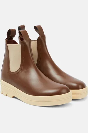 Loro Piana Lakeside leather Chelsea boots