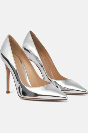 Gianvito Rossi Gianvito 105 metallic leather pumps