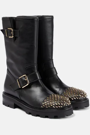Jimmy Choo Biker II leather ankle boots