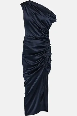 VERONICA BEARD Kadie silk charmeuse midi dress