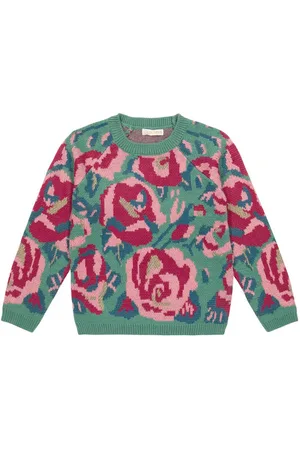 Louise Misha Tsar floral jacquard sweater