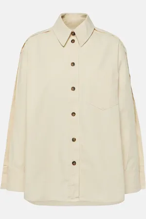 Victoria Beckham Oversized cotton shirt
