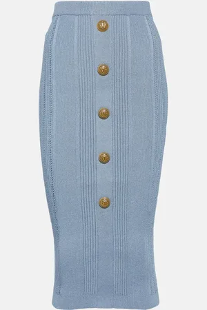 Balmain Knitted pencil skirt