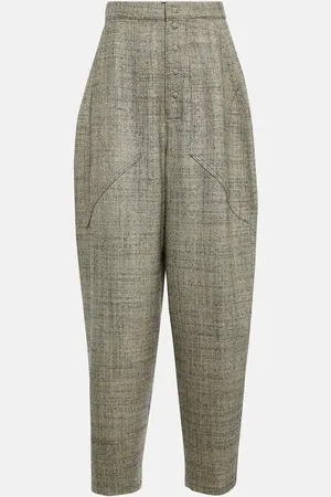 Stella McCartney High-rise tapered wool pants