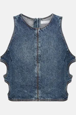 Chloé ChloÃ© Cutout denim top