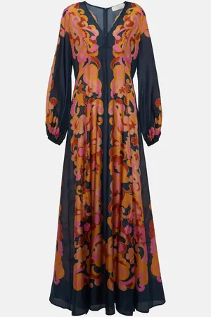 ZIMMERMANN Acadian printed silk maxi dress