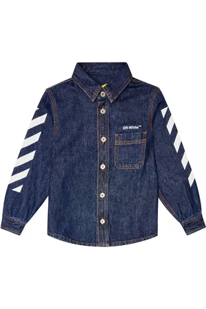 OFF-WHITE Logo denim shirt jacket
