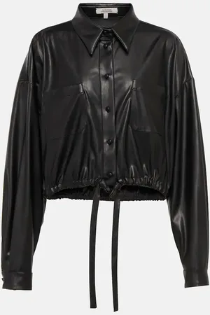 Dorothee Schumacher Sleek Comfort faux leather shirt