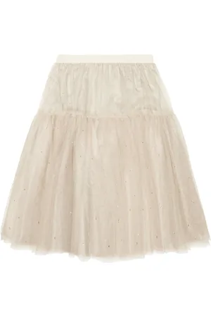 BONPOINT Princess glitter tulle skirt