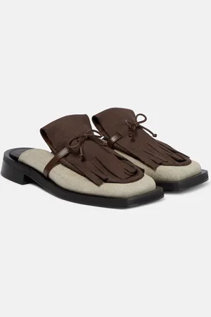 Gia Borghini GIA/RHW Rosie 40 linen slippers