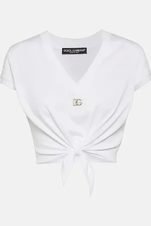Dolce & Gabbana DG knot cotton jersey T-shirt